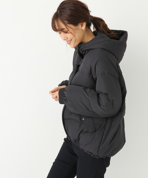 GLOBAL WORK(グローバルワーク)の「カラーダウンブルゾン/814404(ダウンジャケット/コート・レディース・ブラック/レッド/グリーン・MEDIUM/LARGE)」の5枚目の写真