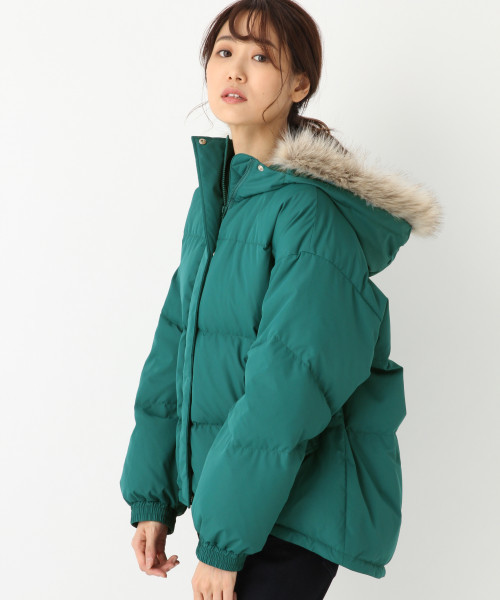 GLOBAL WORK(グローバルワーク)の「カラーダウンブルゾン/814404(ダウンジャケット/コート・レディース・ブラック/レッド/グリーン・MEDIUM/LARGE)」の17枚目の写真