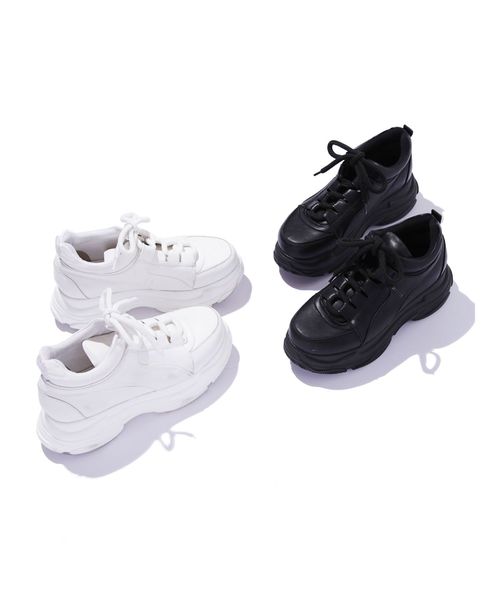 EMODA（エモダ）の「ハイバルキースニーカー（スニーカー・レディース・ホワイト/ブラック・SMALL/MEDIUM/LARGE）」の22枚目の写真