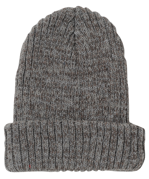 MILKFED.(ミルクフェド)の「BASIC KNITTED CAP(ニットキャップ/ビーニー・レディース・アッシュグレー/ネイビー/レッド・ONE SIZE)」の4枚目の写真