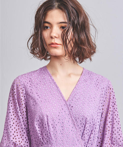 ★美品★ユナイテッドアローズ　フリッカ　カットワーク　ラップワンピース UNITED ARROWS（ユナイテッドアローズ）の「＜FLICKA（フリッカ
