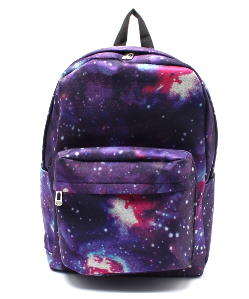 WEGO(ウィゴー)の「WEGO/宇宙柄デイパック(バックパック/リュック・メンズ・ブルー/パープル・FREE)」の2枚目の写真
