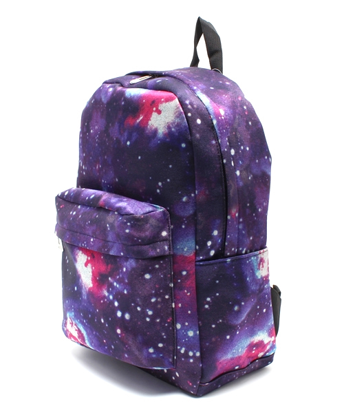 WEGO(ウィゴー)の「WEGO/宇宙柄デイパック(バックパック/リュック・メンズ・ブルー/パープル・FREE)」の4枚目の写真