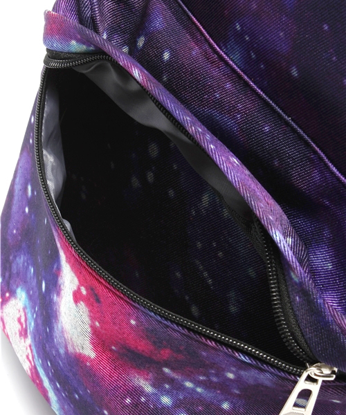 WEGO(ウィゴー)の「WEGO/宇宙柄デイパック(バックパック/リュック・メンズ・ブルー/パープル・FREE)」の7枚目の写真