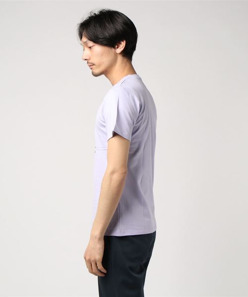 GOSTAR DE FUGA（ゴスタール ジフーガ）の「プリントメッセージ半袖Tシャツ（Tシャツ/カットソー・メンズ・ホワイト/ブラック/ライトパープル・M/L）」の5枚目の写真