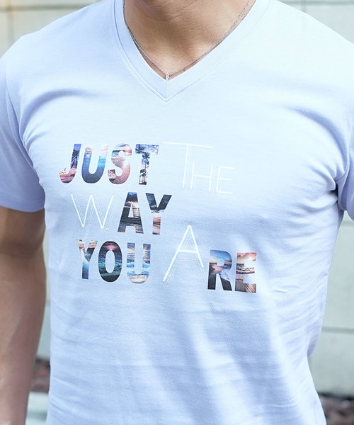 GOSTAR DE FUGA（ゴスタール ジフーガ）の「プリントメッセージ半袖Tシャツ（Tシャツ/カットソー・メンズ・ホワイト/ブラック/ライトパープル・M/L）」の10枚目の写真