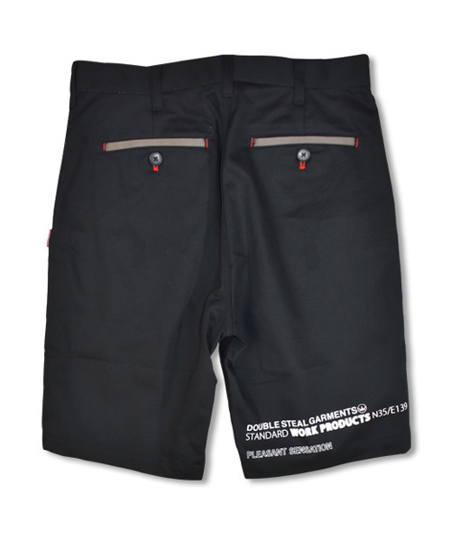 DOUBLE STEAL(ダブルスティール)の「Line Logo ハーフパンツ(その他パンツ・メンズ・チェック/ネイビー/ブラック・X-LARGE/LARGE/MEDIUM)」の2枚目の写真