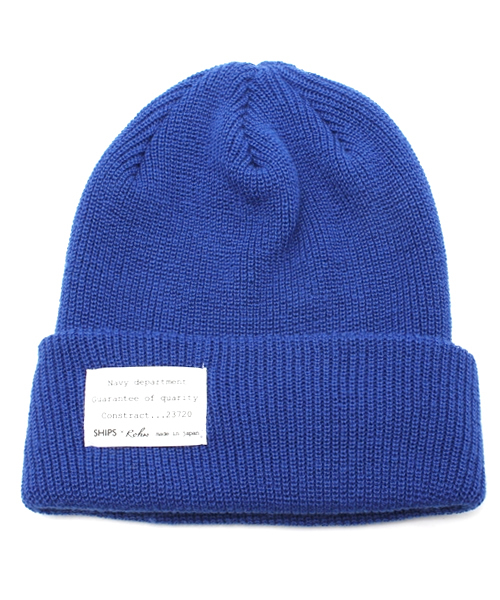 SHIPS for women（シップスフォーウィメン）の「★ニット キャップ（ニットキャップ/ビーニー・レディース・グレー/イエロー/ブルー・ONE SIZE）」の3枚目の写真