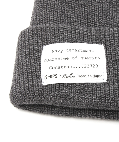 SHIPS for women（シップスフォーウィメン）の「★ニット キャップ（ニットキャップ/ビーニー・レディース・グレー/イエロー/ブルー・ONE SIZE）」の8枚目の写真