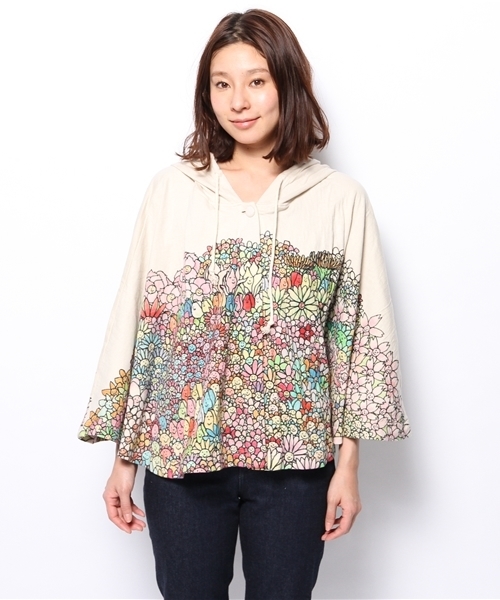 OUTLET（アウトレット）の「【Kastane】コラボSUNPONCHO（その他トップス・レディース・その他1・FREE）」の2枚目の写真