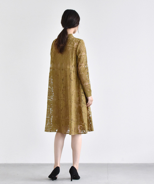 kaene（カエン）の「総レースAラインワンピース（ドレス）」 - WEAR