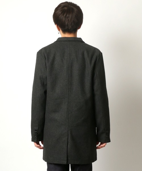 SITRY（シトリー）の「Melton wool  Chester coat/メルトンチェスターコート（チェスターコート・メンズ・ライトグレー/ブラック/グレー系その他/ベージュ系その他/キャメル/チャコール/ネイビー/オリーブ・M/L/LL）」の10枚目の写真