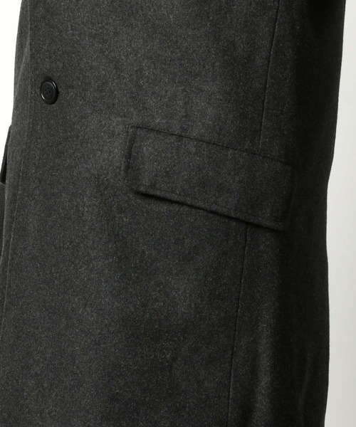 SITRY（シトリー）の「Melton wool  Chester coat/メルトンチェスターコート（チェスターコート・メンズ・ライトグレー/ブラック/グレー系その他/ベージュ系その他/キャメル/チャコール/ネイビー/オリーブ・M/L/LL）」の14枚目の写真