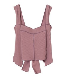 Candy Stripper | WAVY RIB ビスチェ(その他トップス)