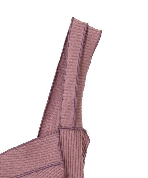 Candy Stripper（キャンディストリッパー）の「WAVY RIB ビスチェ（その他トップス・レディース・ブラック/ブラウン/ピンク・2）」の8枚目の写真