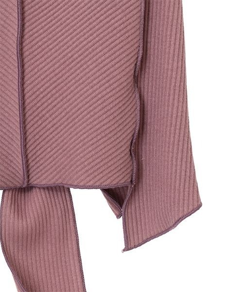 Candy Stripper（キャンディストリッパー）の「WAVY RIB ビスチェ（その他トップス・レディース・ブラック/ブラウン/ピンク・2）」の6枚目の写真