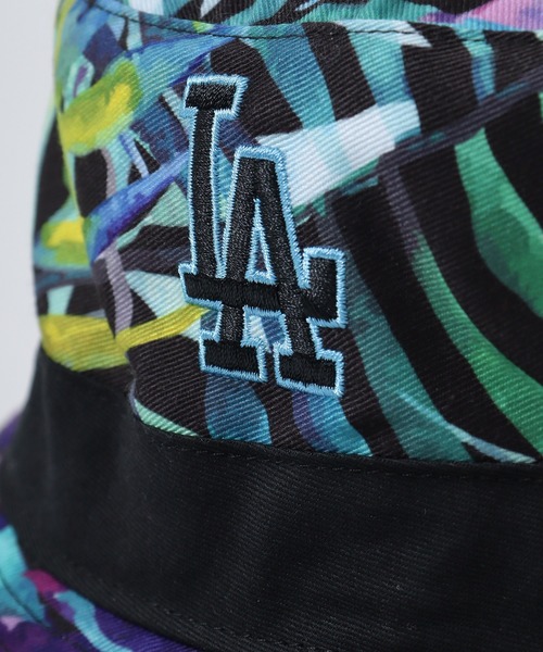 【新品】47BRAND MLBドジャース バケットハット ブルー 総柄 MLB公認 '47BRAND バケットハット（ハット）｜'47（フォーティー