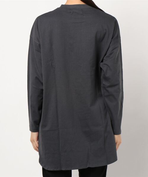 DONOBAN（ドノバン）の「オーガニックコットンシンプルロンTee（Tシャツ/カットソー・レディース・ホワイト/ブラック/グレー/ベージュ/カーキ/ブルーグリーン/ワイン/アクア/モカ/セージグリーン/グレイッシュベージュ/グレー系その他・M/L）」の22枚目の写真