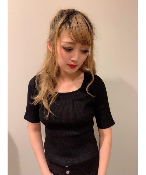 one way（ワンウェイ）の「5分袖バックリボン（Tシャツ/カットソー・レディース・ブラック/ベージュ/ライトブルー/ホワイト・FREE）」の11枚目の写真