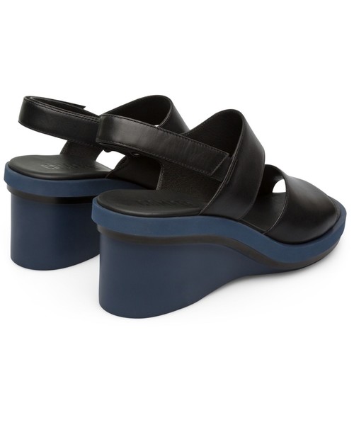CAMPER（カンペール）の「[カンペール] KYRA / ストラップサンダル プレーントゥ 7.7cmヒール（サンダル・レディース・ブラック・25.0cm/24.0cm/23.0cm/23.5cm/22.0cm）」の2枚目の写真