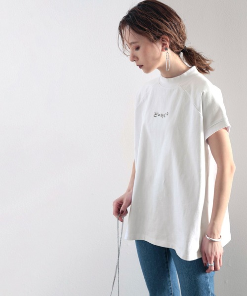 classicalelf(クラシカルエルフ)の「綿100%USAコットン。ゆるっとしたロゴがかわいい。ヘビロテ必須の大人Tシャツ。(Tシャツ/カットソー・レディース・ホワイト/ブラック/ベージュ/グリーン/モカ・MEDIUM/LARGE/X-LARGE/XX-LARGE)」の8枚目の写真