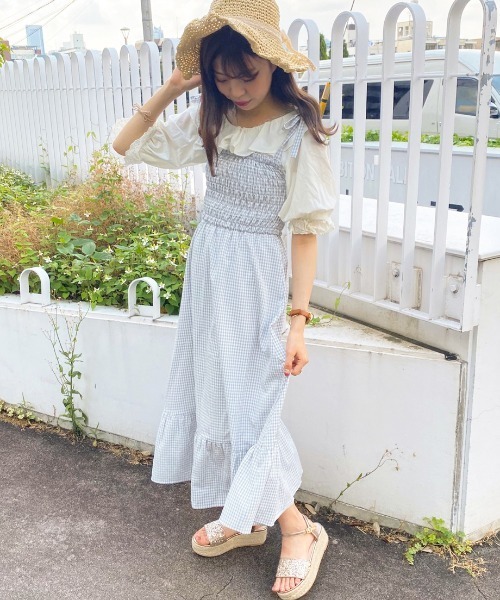 apres jour（アプレジュール）の「ギンガムワンピース【ZOZOTOWN限定