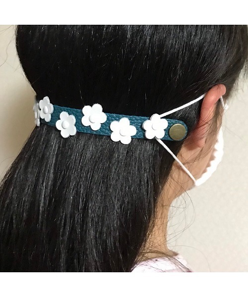 PARKS TOKYO SELECT（パークストウキョウセレクト）の「【luminio×kostikal.】（KST）マスクストラップ（ブレスレット・レディース・ブラック/ブラウン/グレイッシュベージュ/ブルーグリーン/パープル/キャメル/ピンク/ワイン/オレンジ・FREE）」の5枚目の写真