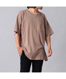【NO ID.】Cotton Jersey Short Sleeve Big T-shirt / コットン 天竺 ショート スリーブ ビッグ Tシャツ