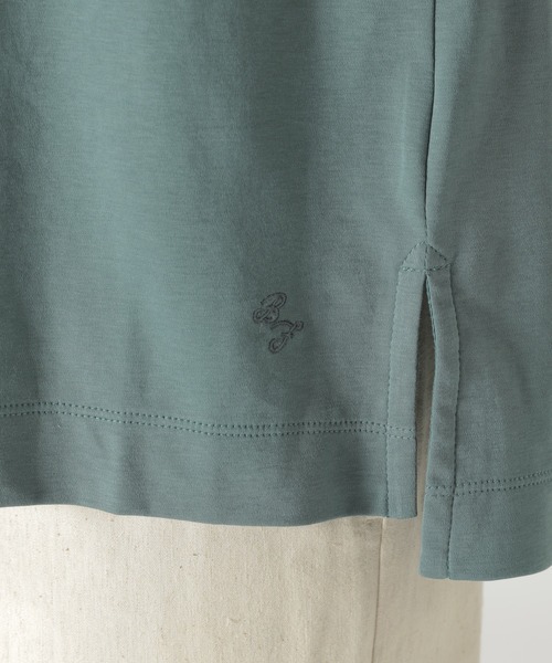 BAYFLOW（ベイフロー）の「シルケットノースリTシャツ（Tシャツ/カットソー・レディース・ブラウン/ブラック/ブルー・SMALL/MEDIUM）」の18枚目の写真