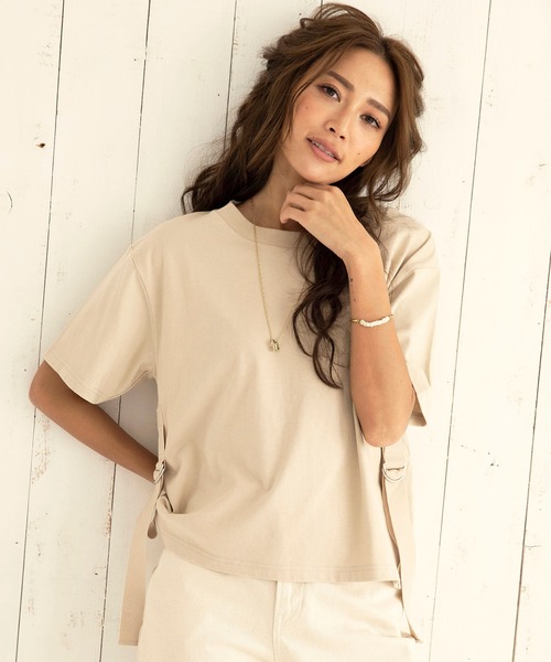 ALEXIA STAM（アリシアスタン）の「Side Belt Tee/サイドベルト