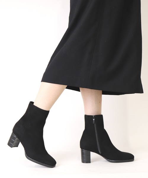 artemis by DIANA（アルテミスバイダイアナ）の「スクエアトゥショートブーツ（ブーツ・レディース・ブラック系その他/ダークベージュ/ブラック/ダークブラウン・23.5cm/22.5cm/24.5cm/25.0cm/24.0cm/23.0cm/22.0cm）」の7枚目の写真