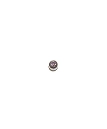 MORPH モルフ スワロフスキーボディピアスキャッチ 14ゲージ 5mm SILVER