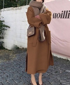 ノーカラーシャギーコート（ノーカラーコート）｜GRACE CONTINENTAL