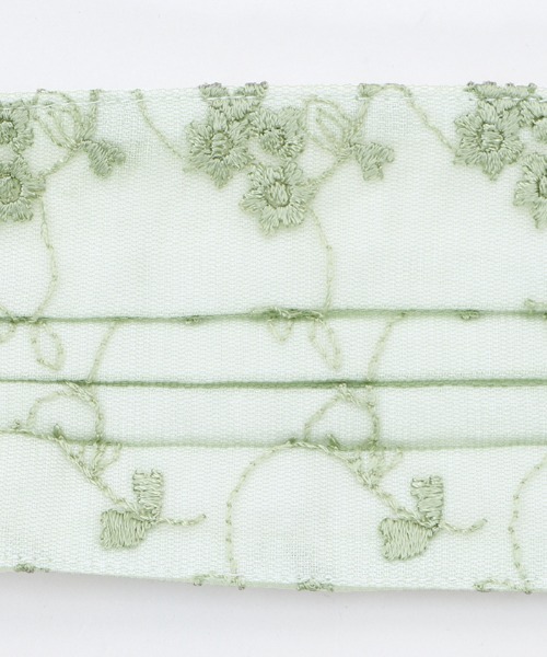 axes femme（アクシーズファム）の「繊細レースマスク（マスク・レディース・ブラック/ブラウン/ピンク/ラベンダー/ブルー/グリーン/ホワイト・MEDIUM）」の15枚目の写真