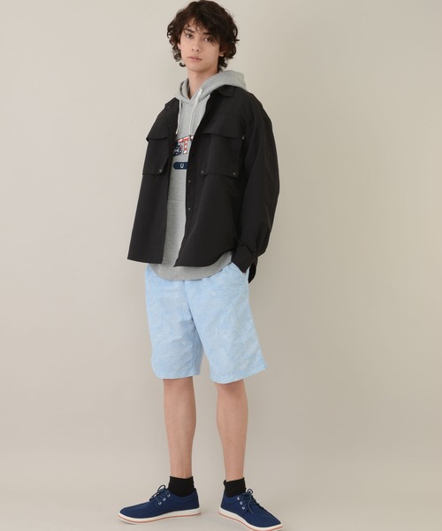 FIRST DOWN(ファーストダウン)の「ベンチレーション ロングスリーブ シャツ(シャツ/ブラウス・メンズ・スカイブルー/ブラック/グレー/ベージュ/リアルツリーカモ・M/L/XL/S)」の7枚目の写真