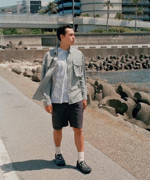 FIRST DOWN(ファーストダウン)の「ベンチレーション ロングスリーブ シャツ(シャツ/ブラウス・メンズ・スカイブルー/ブラック/グレー/ベージュ/リアルツリーカモ・M/L/XL/S)」の13枚目の写真