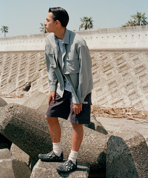 FIRST DOWN(ファーストダウン)の「ベンチレーション ロングスリーブ シャツ(シャツ/ブラウス・メンズ・スカイブルー/ブラック/グレー/ベージュ/リアルツリーカモ・M/L/XL/S)」の14枚目の写真