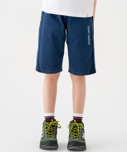 KRIFF MAYER（クリフメイヤー）の「ナミノリカットデニム（デニムパンツ・キッズ・ダークブルー/ネイビー/ライトブルー/サックスブルー・150/120/140/130/170/160）」の18枚目の写真