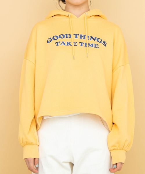 WEGO(ウィゴー)の「WEGO/ボリュームスリーブプリントパーカー(パーカー・レディース・オフホワイト/グリーン系その他/イエロー/ベージュ/ホワイト/スミクロ/グリーン・MEDIUM/SMALL)」の12枚目の写真