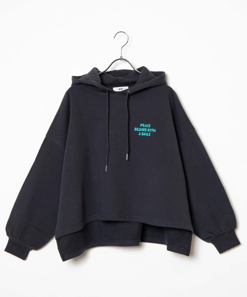 WEGO(ウィゴー)の「WEGO/ボリュームスリーブプリントパーカー(パーカー・レディース・オフホワイト/グリーン系その他/イエロー/ベージュ/ホワイト/スミクロ/グリーン・MEDIUM/SMALL)」の18枚目の写真