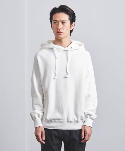 BLUE(ブルー)の「<BLUE(ブルー)> ワイド スウェット パーカ(パーカー・メンズ・ホワイト/ブラック/オレンジ・MEDIUM/LARGE)」の4枚目の写真