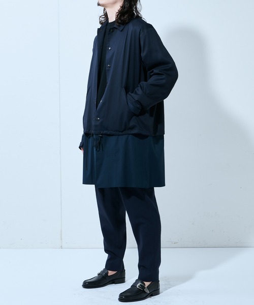 Lui's（ルイス）の「【SILLIS/シリス】HIGH WAIST TAPERED PANTS(リネンテーパードパンツ)（スラックス・メンズ・ベージュ/ネイビー・44/46）」の6枚目の写真