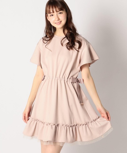 LODISPOTTO（ロディスポット）の「プリンセスカットワンピース（ワンピース・レディース・ベージュ/ピンク・MEDIUM）」の2枚目の写真