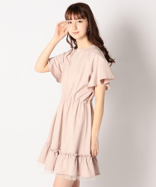 LODISPOTTO（ロディスポット）の「プリンセスカットワンピース（ワンピース・レディース・ベージュ/ピンク・MEDIUM）」の11枚目の写真