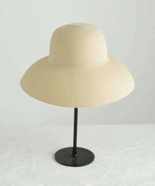 aimoha（アイモハ）の「シンプルハット（ハット・レディース・ブラック/ベージュ/オフホワイト・MEDIUM）」の2枚目の写真