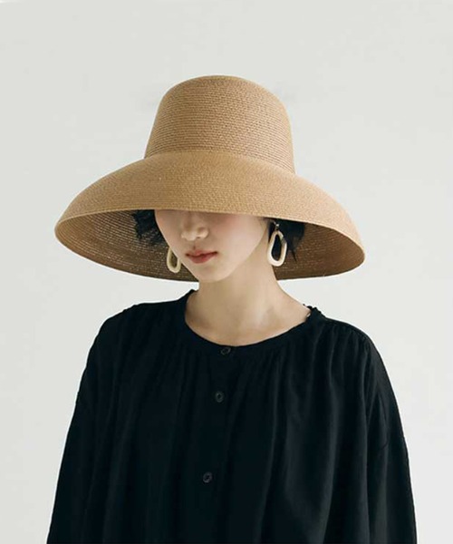 aimoha（アイモハ）の「シンプルハット（ハット・レディース・ブラック/ベージュ/オフホワイト・MEDIUM）」の11枚目の写真