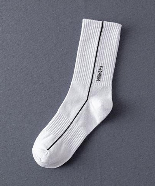 SVEC（シュベック）の「ライン ソックス（ソックス/靴下・メンズ・ホワイト系その他/ブラック系その他2/ブラック系その他3/ホワイト系その他3/ブラック系その他/ホワイト系その他2・FREE）」の2枚目の写真