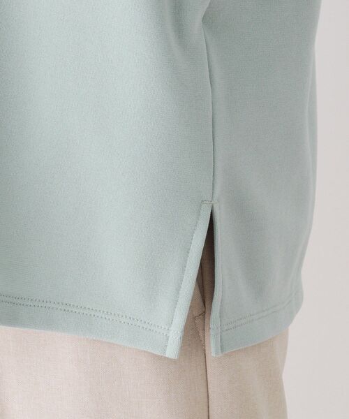 DRESKIP（ドレスキップ）の「◆異素材使いボリューム袖Tシャツ（Tシャツ/カットソー・レディース・ブラック/オフホワイト/ダークオレンジ/グリーン系・02/03/04）」の5枚目の写真