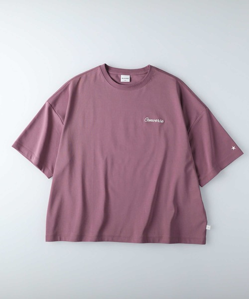 CONVERSE（コンバース）の「【CONVERSE】バックプリントＴシャツ（Tシャツ/カットソー・レディース・ホワイト/ブラック/ピンク・M/L）」の10枚目の写真