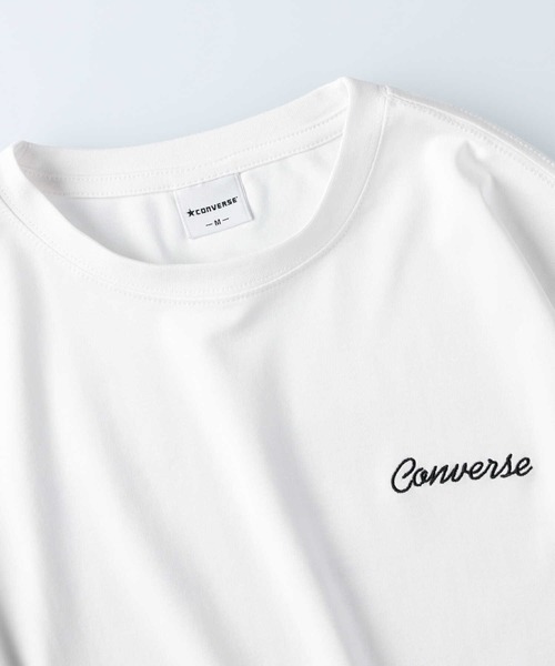 CONVERSE（コンバース）の「【CONVERSE】バックプリントＴシャツ（Tシャツ/カットソー・レディース・ホワイト/ブラック/ピンク・M/L）」の14枚目の写真